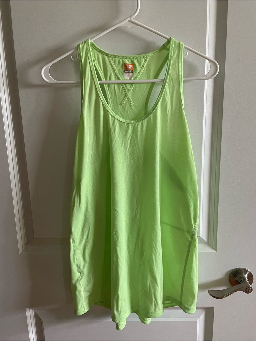 Woman’s lucytech sleeveless workout shirt